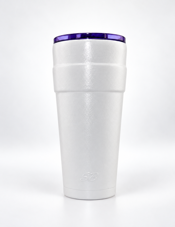 SB Iconic Tumbler 20oz Premium Finish White (Holiday Pre-Order)