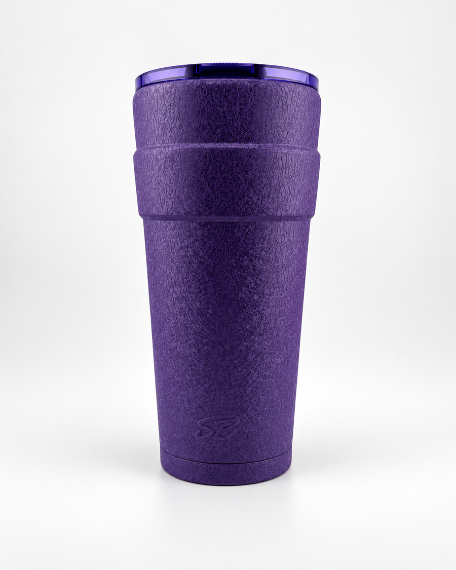 SB Iconic Tumbler 20oz Signature Styrofoam Purple