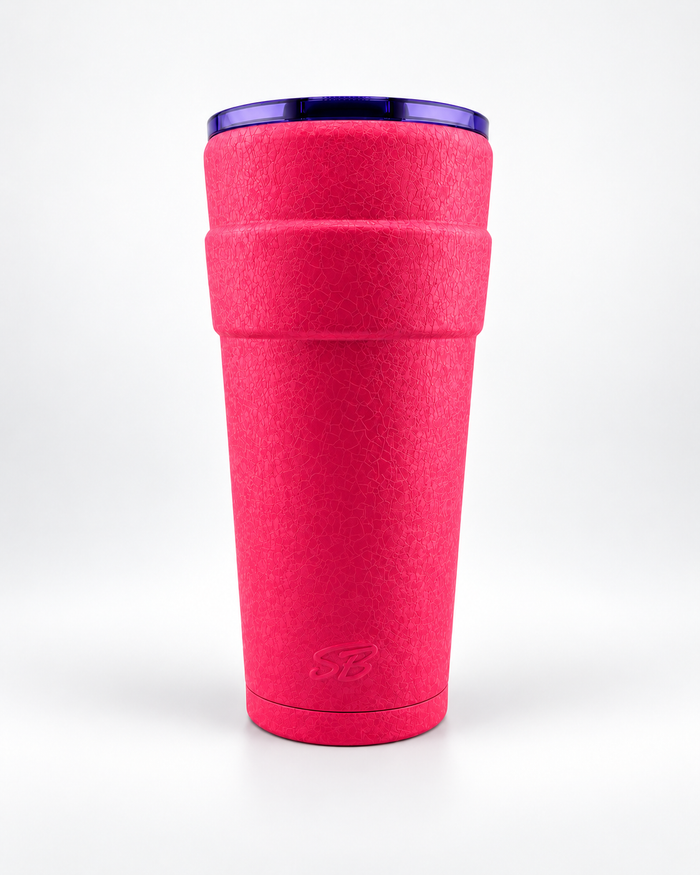 SB Iconic Tumbler 20oz Signature Styrofoam Pink
