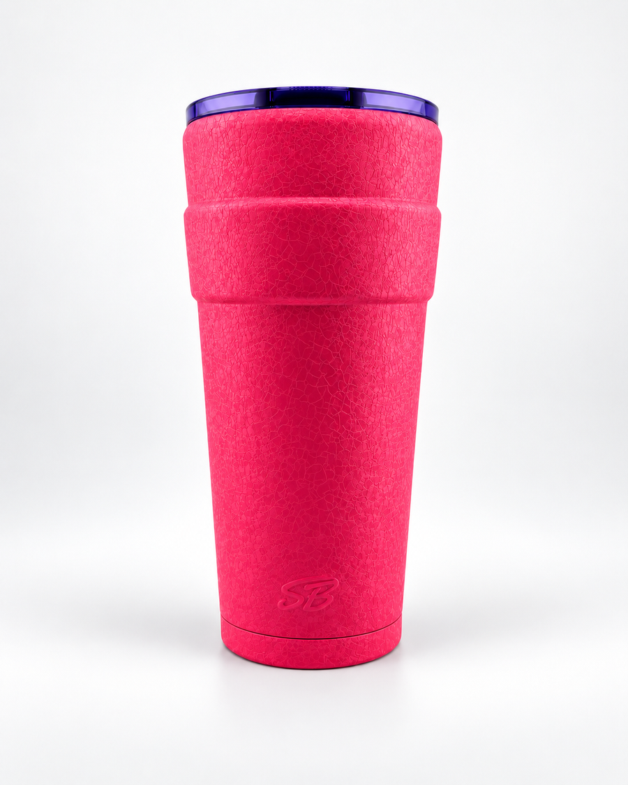 SB Iconic Tumbler 20oz Signature Styrofoam Pink
