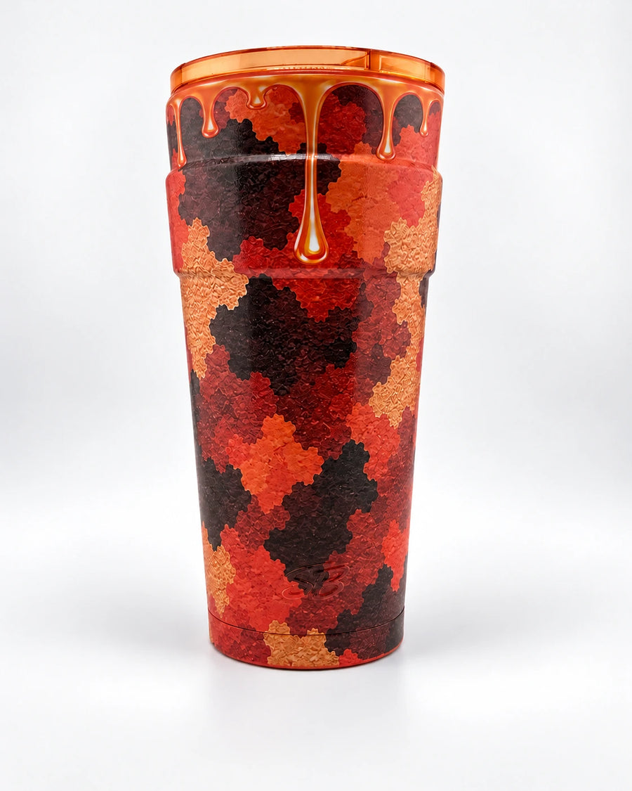 Camo Drip — Orange